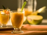 Mango With Ice Cream Smoothie