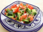 Cucumber and tomato salad