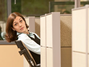 woman in office