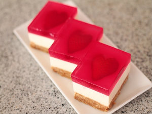 Strawberry Jelly Cheesecake
