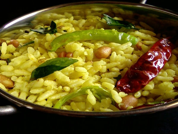 puffed rice with mango puffed rice with mango