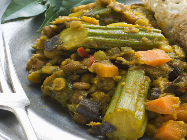 मिक्‍सड वेजिटेबल करी