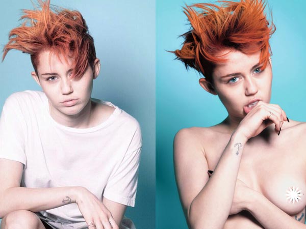 वोग में माइली साइरस