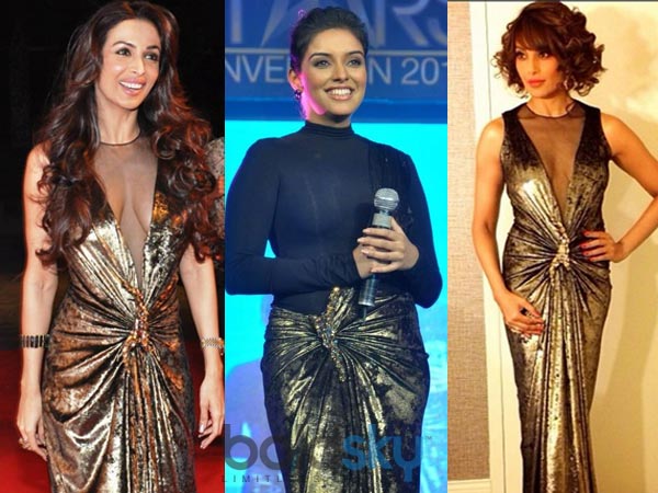 तीनों की ड्रेस है एक जैसी