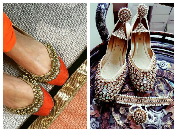 शादी के दिन ये ब्राइडल फुटवियर लगा सकते हैं आपके लुक में चार चांद | Bridal  Shoes Every Indian Girl Must Have For Her Wedding - Hindi Boldsky