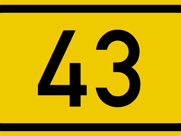 अशुभ संख्या 43