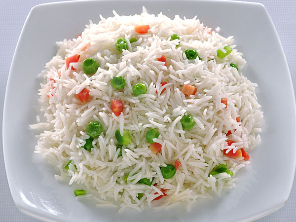 चावल और मटर