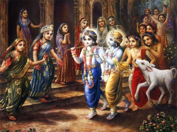 ब्रह्मदेव वापस श्री कृष्ण को देखने आएं
