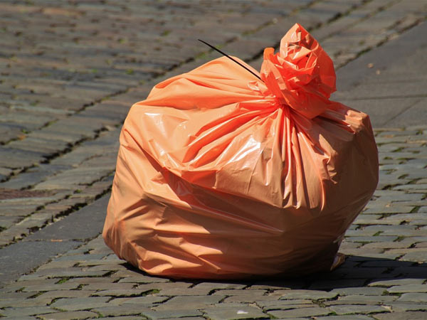 कूड़ा डालने के लिए प्लास्टिक थैलों का न करें इस्तेमाल