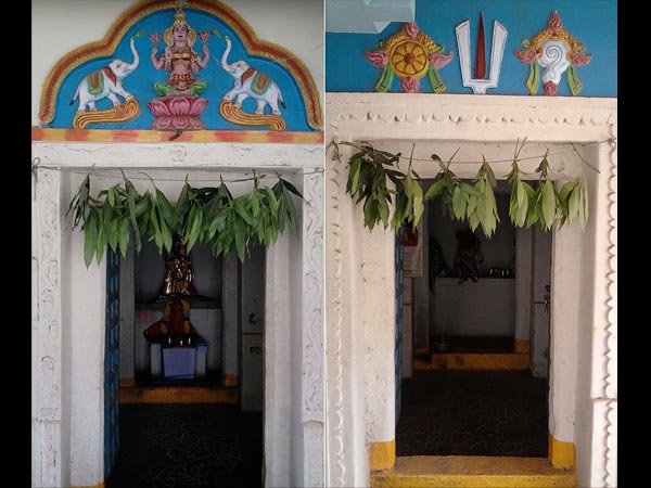 आम के पत्तों से बना तोरण