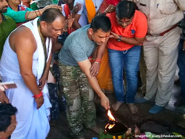 धोनी पहले भी आ चुके हैं इस मंदिर में