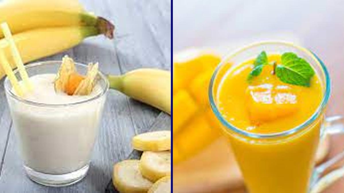 Mango vs Banana Shake वेटलॉस के ल‍िए दोनों में से क्‍या पीएं? जानें दोनों में अंतर Mango vs