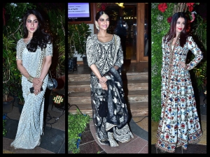 Sara Khan Sonam Kapoor Bachchans Turn Heads At Saudamini Mattu Reception Sara Khan Sonam Kapoor Bachchans Turn Heads At Saudamini Mattu Reception