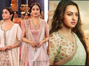 Manish Malhotra Design Costumes For Madhuri Dixit Sonakshi Alia Looks In Kalank Manish Malhotra Design Costumes For Madhuri Dixit Sonakshi Alia Looks In Kalank