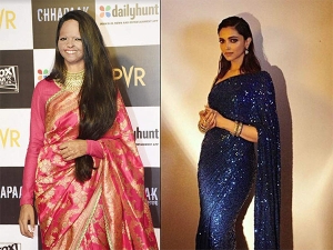 Deepika Padukone And Laxmi Agarwal Wear Sabyasachi At Chhappak Screening Deepika Padukone And Laxmi Agarwal Wear Sabyasachi At Chhappak Screening